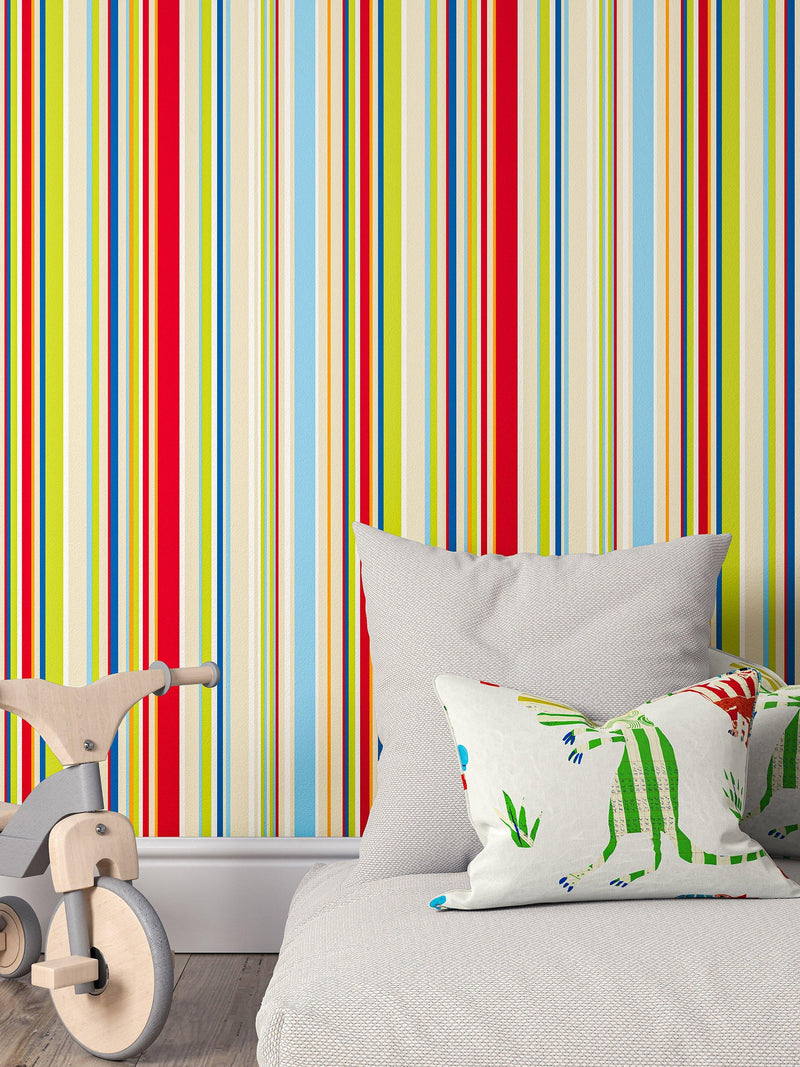 Harlequin Rush barcode stripe wallpaper, UK version