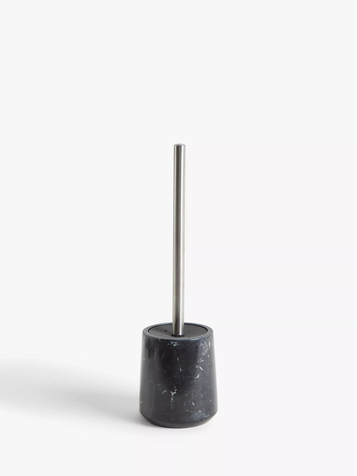 John Lewis black marble toilet brush with fine grain, UK version