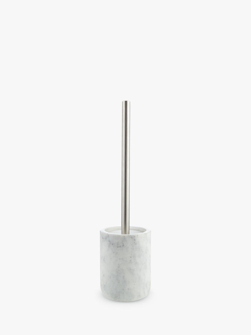 John Lewis white marble toilet brush, UK version