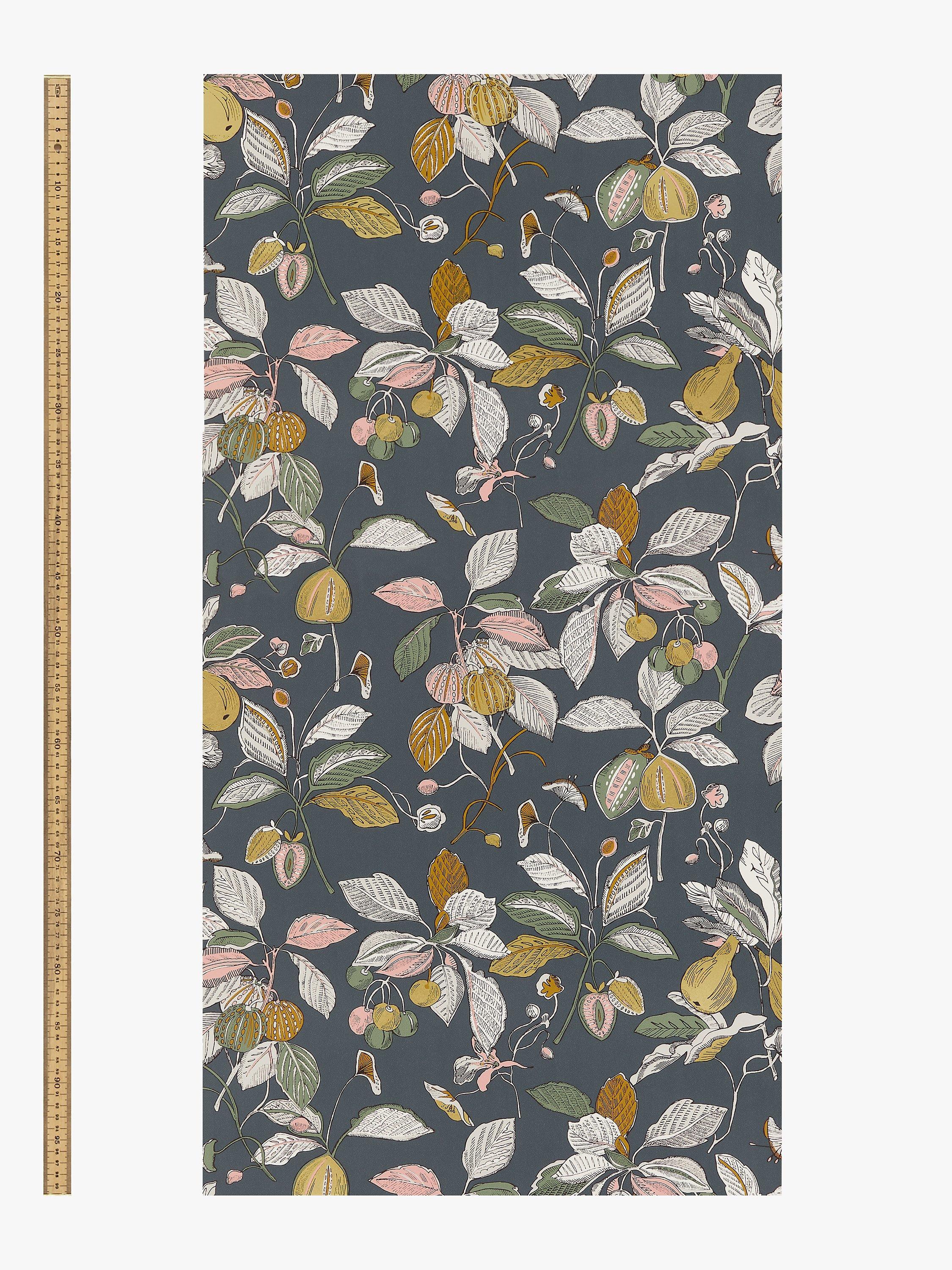 John Lewis Edith leaves and fruit print wallpaper, UK version