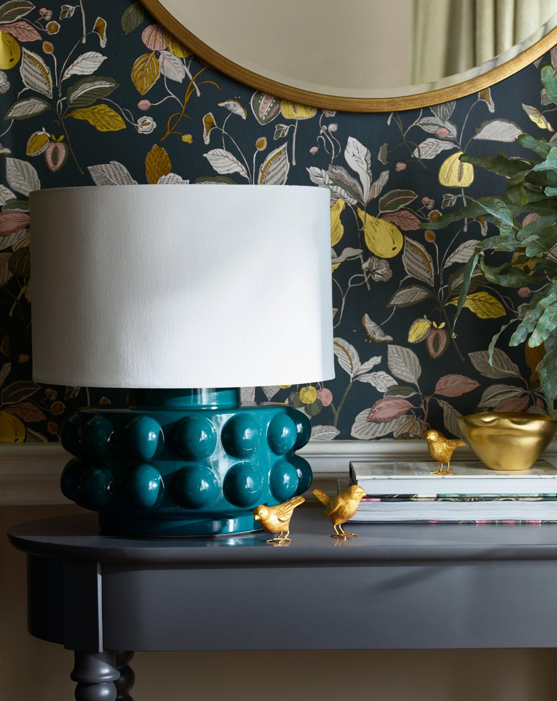 John Lewis Edith leaves and fruit print wallpaper, UK version