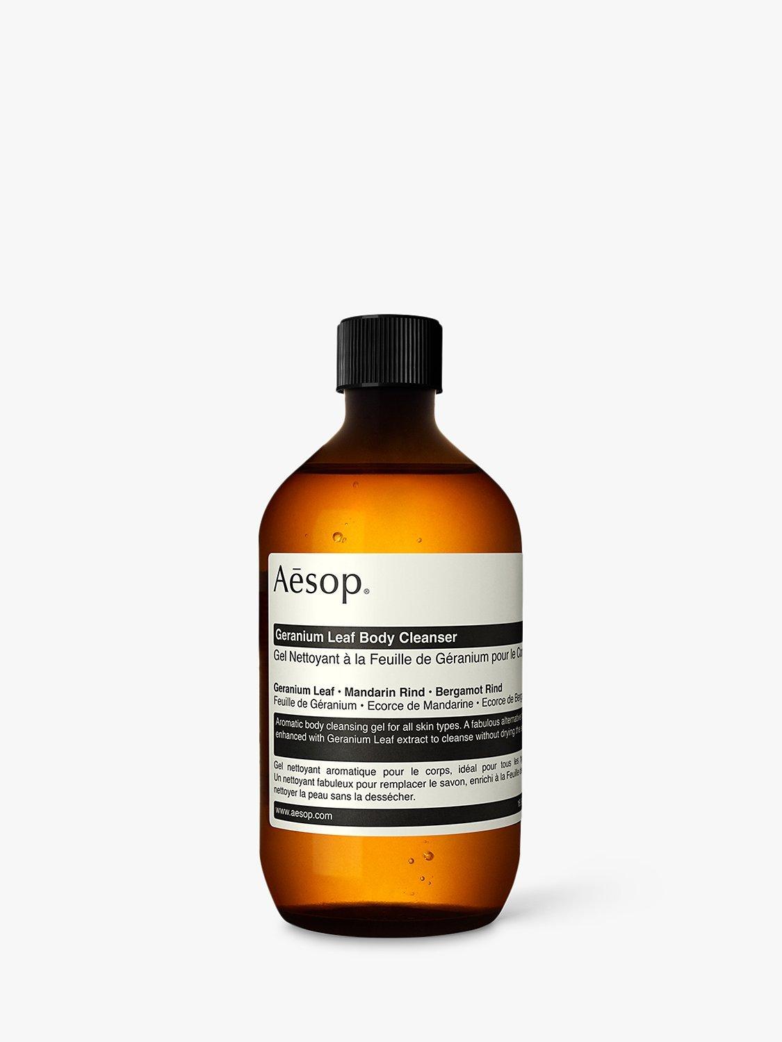 Aesop Geranium Leaf body cleanser refill 500ml - British product