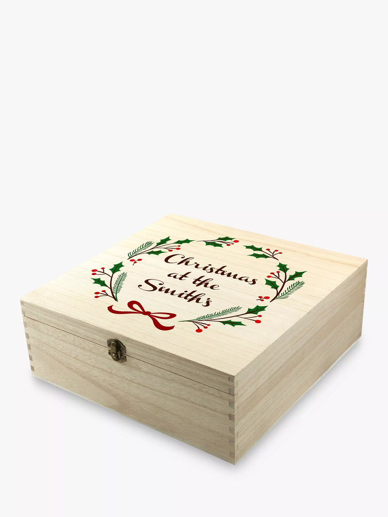 Treat Republic Personalised Jolly Holly Christmas Eve Box (British brand)