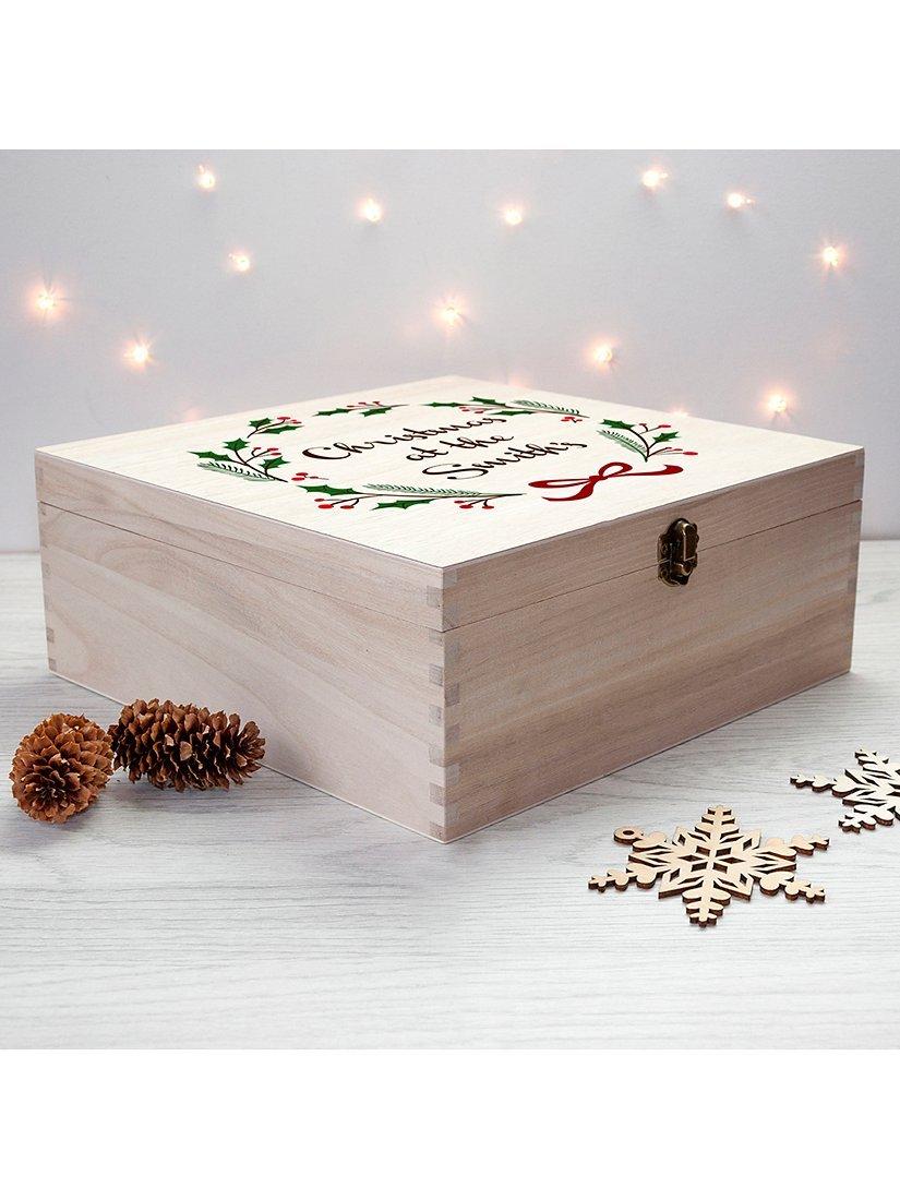 Treat Republic Personalised Jolly Holly Christmas Eve Box (British brand)