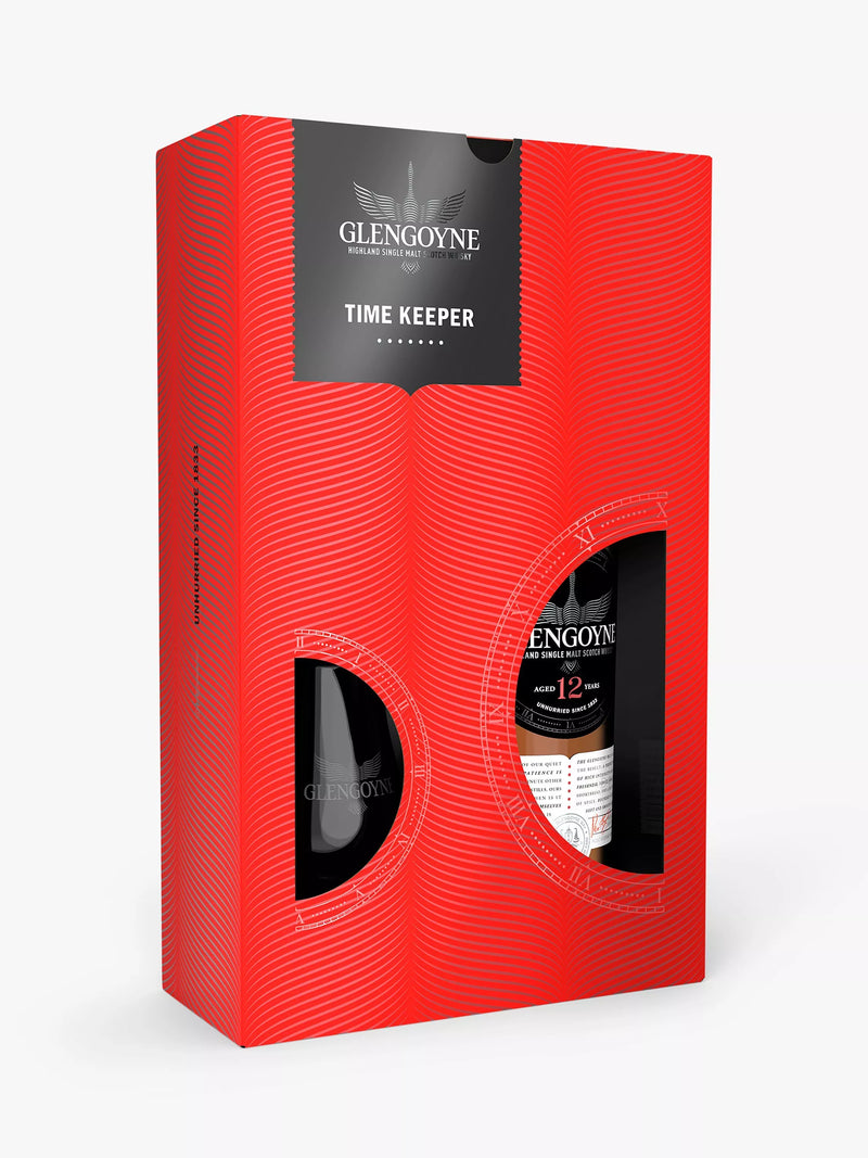 Glengoyne Time Keeper whisky gift set 70cl, UK version