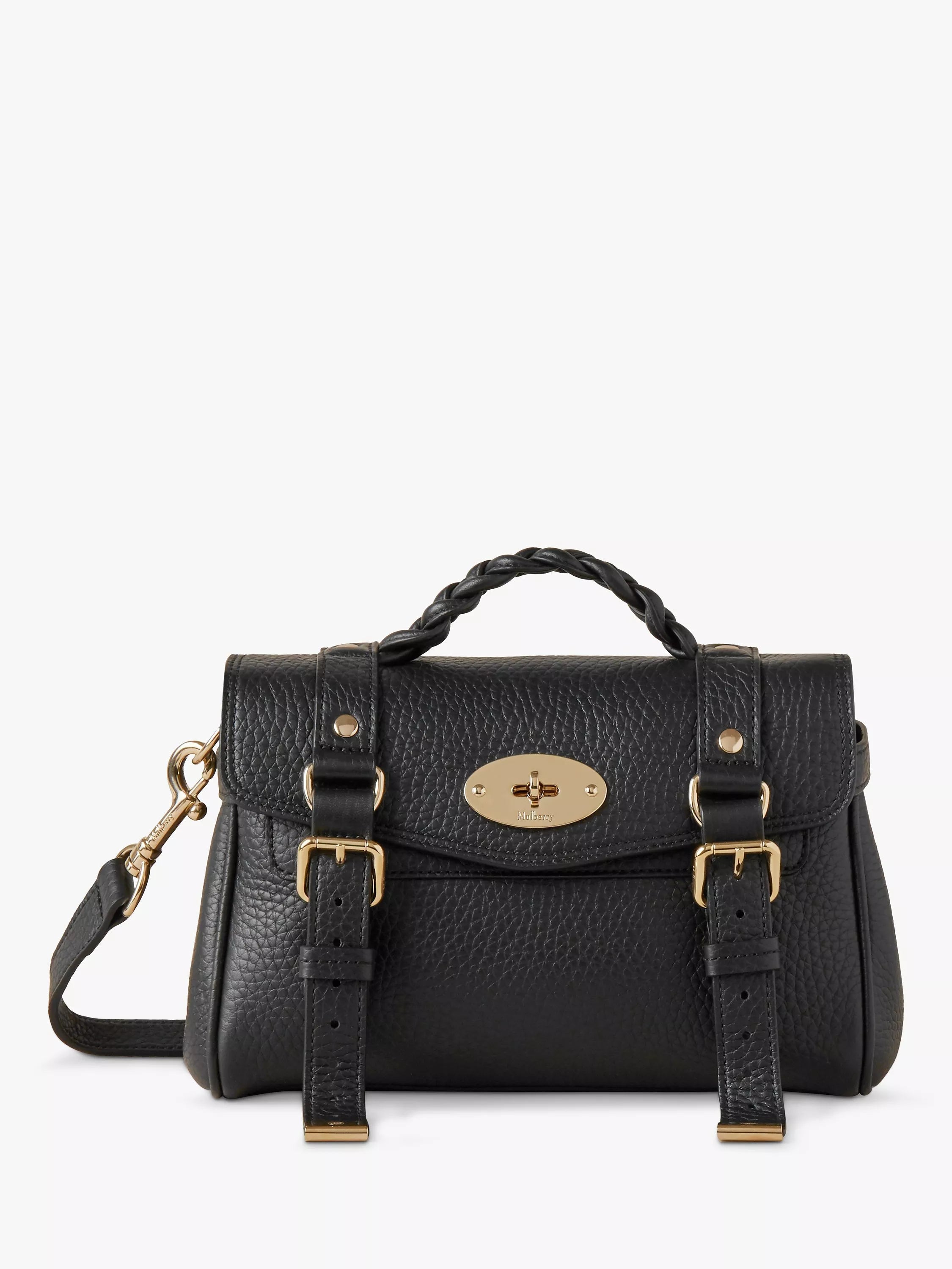 Mulberry Mini Alexa Heavy Grain Leather Cross Body Bag - McGrocer