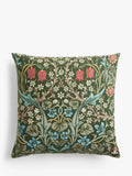 Morris & Co. green Blackthorn cushion, imported from the UK