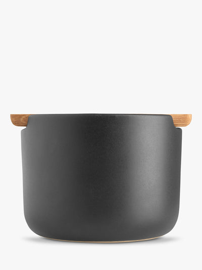 Salt Cellar with Oiled Oak Wood Lid