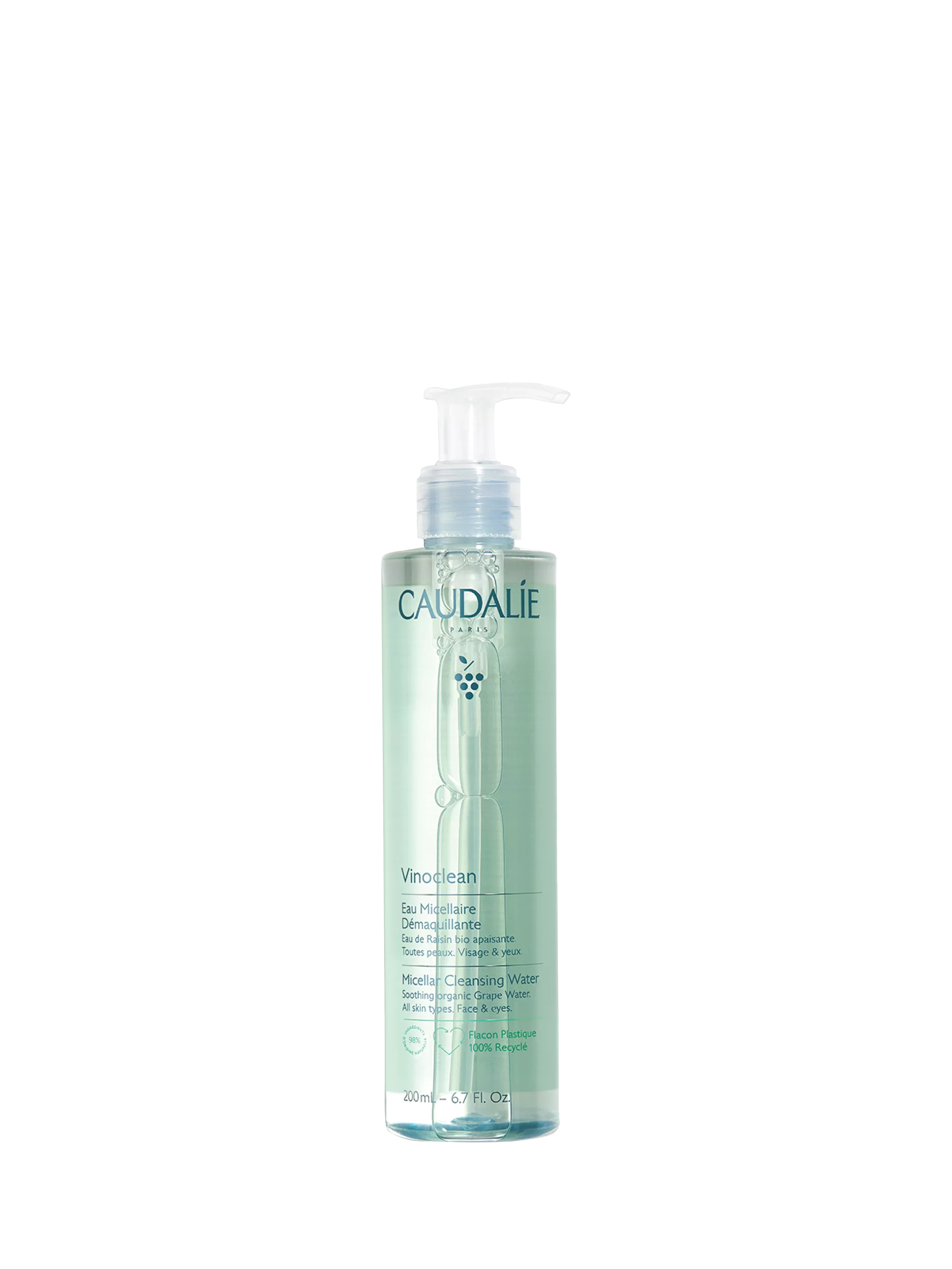 Caudalie Vinoclean Cleansing Micellar Water 200ml - British product