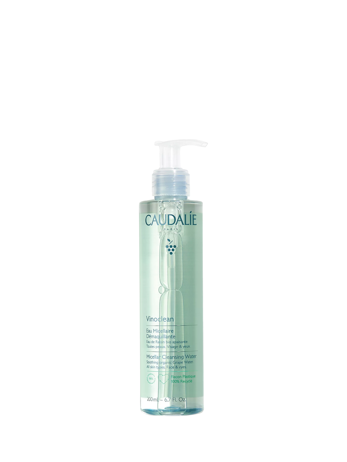 Caudalie Vinoclean Cleansing Micellar Water 200ml - British product