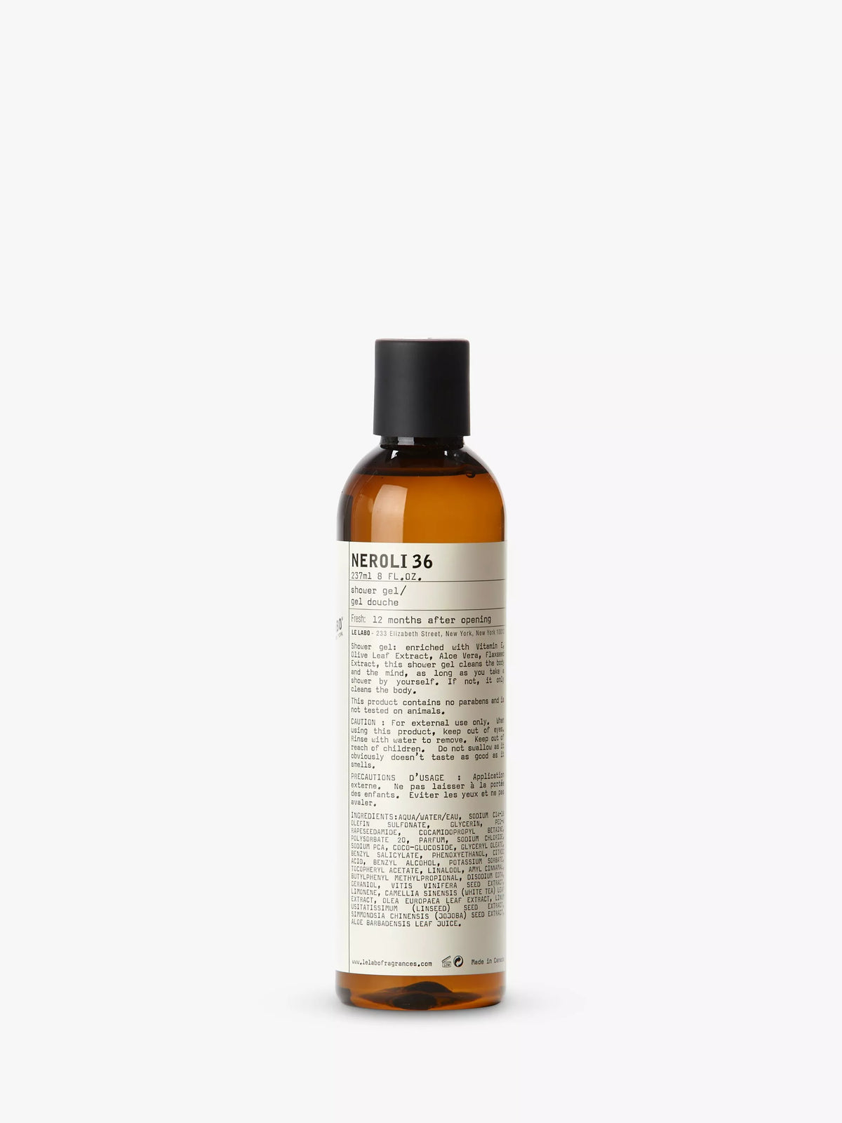 Le Labo Neroli 36 shower gel 237ml, UK version