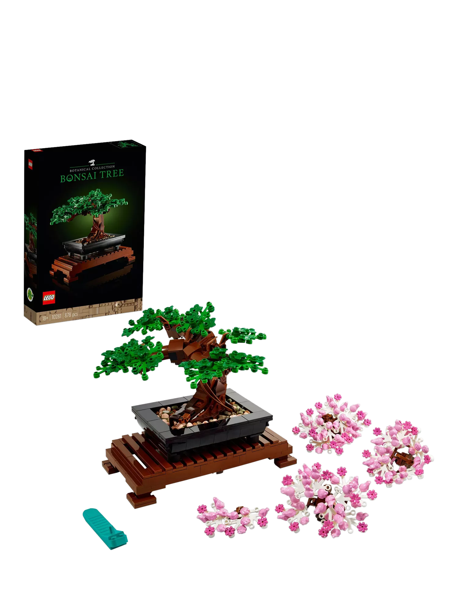 Lego Bonsai Tree building set 878 pieces, UK version