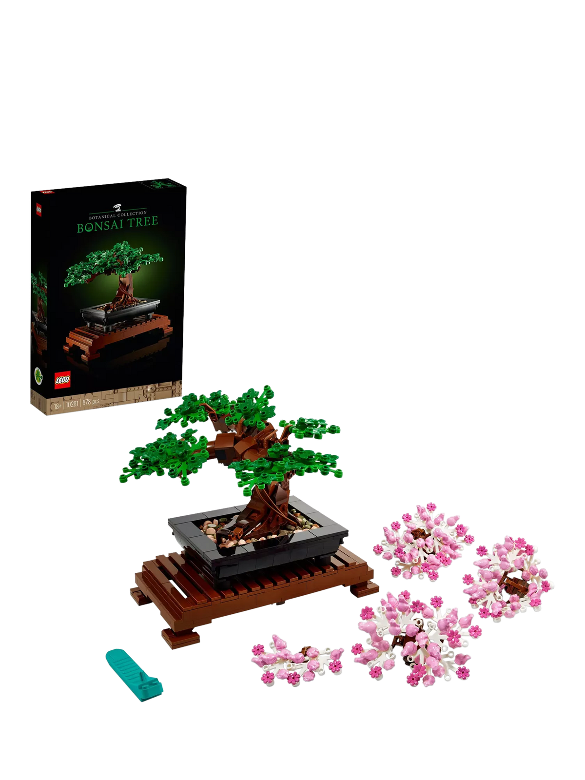 Lego Bonsai Tree building set 878 pieces, UK version