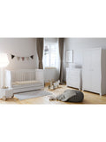 Little Acorns white cot bed drawer, UK version