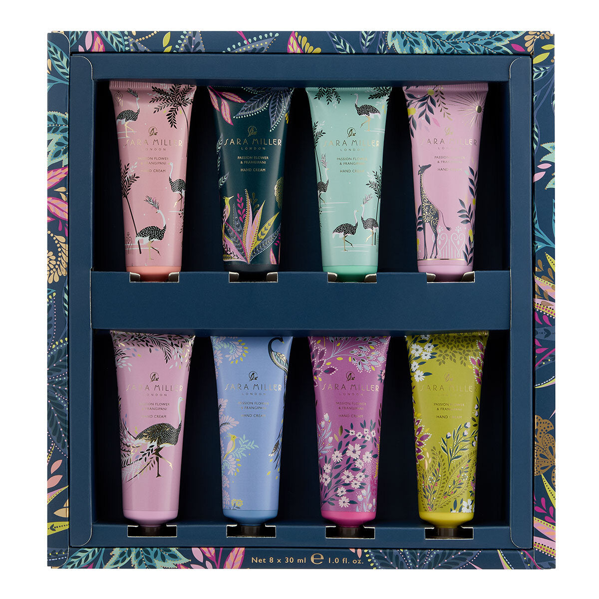 Sara Miller Hand Cream Tropical Frangipani 8 x 30ml (British brand)