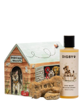 Bramley Digby dog wash and bedtime calming biscuits gift set 100ml & 2 biscuits - British product