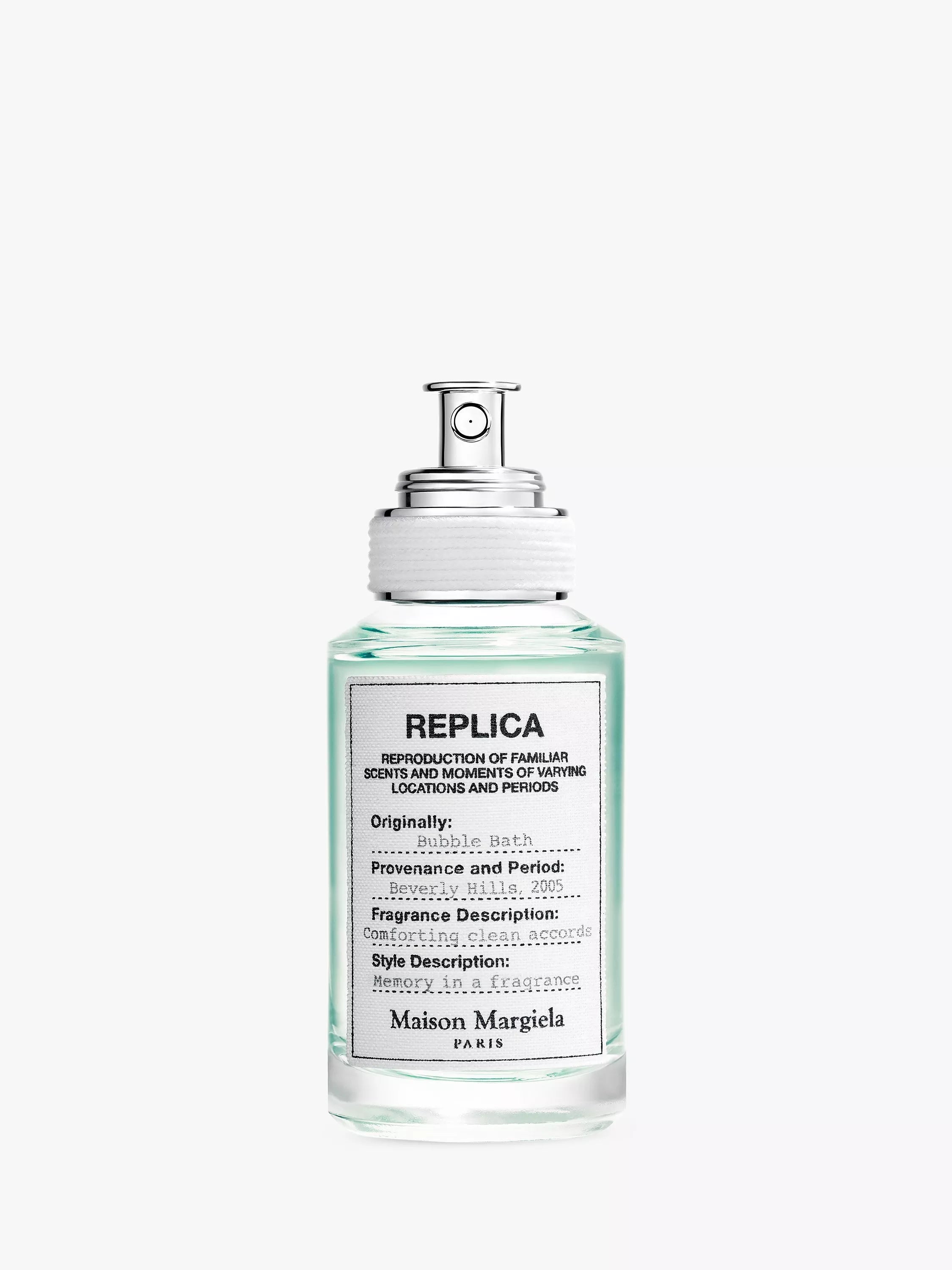 Maison Margiela Bubble Bath eau de toilette fragrance, imported from the UK