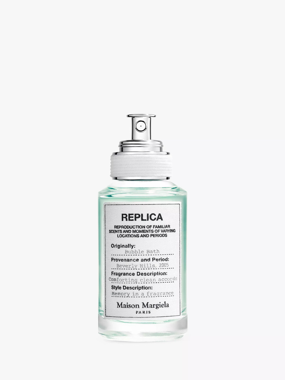 Maison Margiela Bubble Bath eau de toilette fragrance, imported from the UK