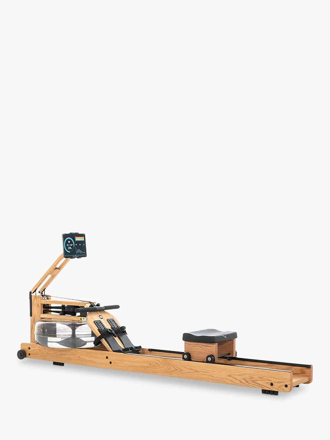WaterRower Performance Ergometer rowing machine with water resistance and oak construction (British brand)