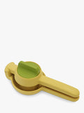 Joseph Joseph citrus press in bright yellow for juicing lemons and limes, UK version