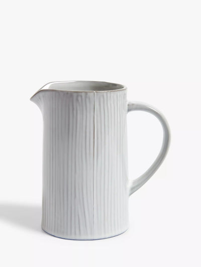 John Lewis Leckford Stoneware Sauce Jug Grey 560ml