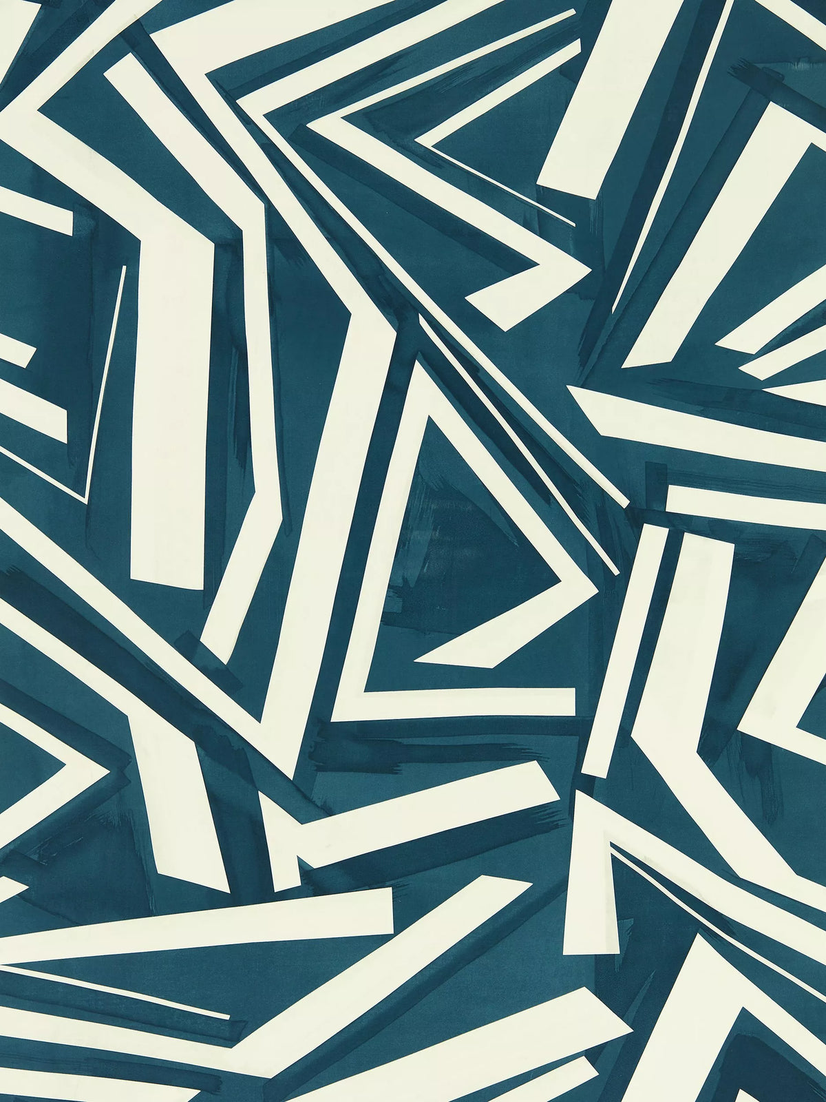 Harlequin Transverse Wallpaper with angular pattern, UK version