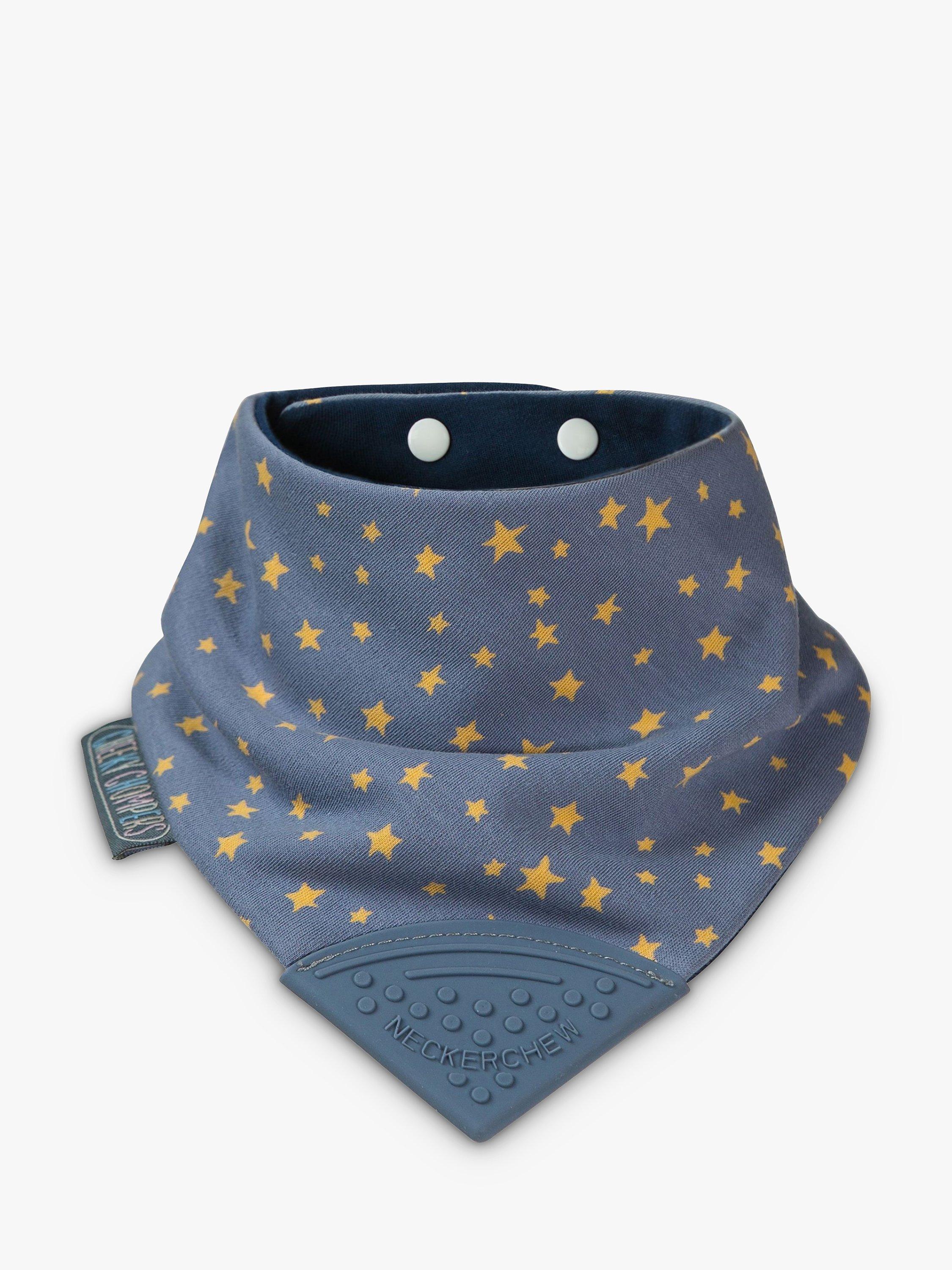 Cheeky Chompers Teething Dribble Bib Midnight Stars - British product
