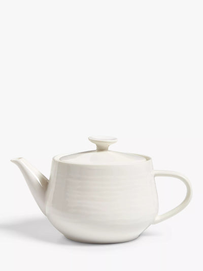 John Lewis Wave Fine China Teapot 1.2L