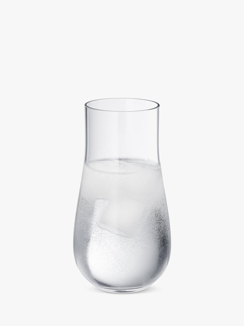 Georg Jensen lead-free crystal tall tumbler set of 6, 450ml clear - British product