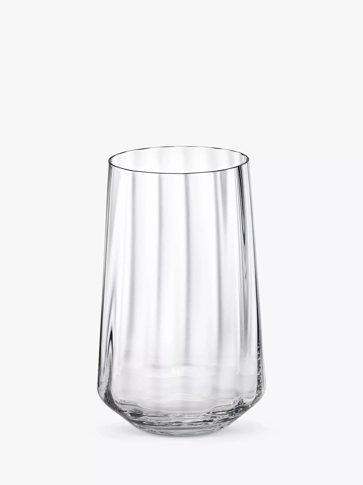 Georg Jensen Bernadotte crystal tumblers clear set of 6 380ml, UK version