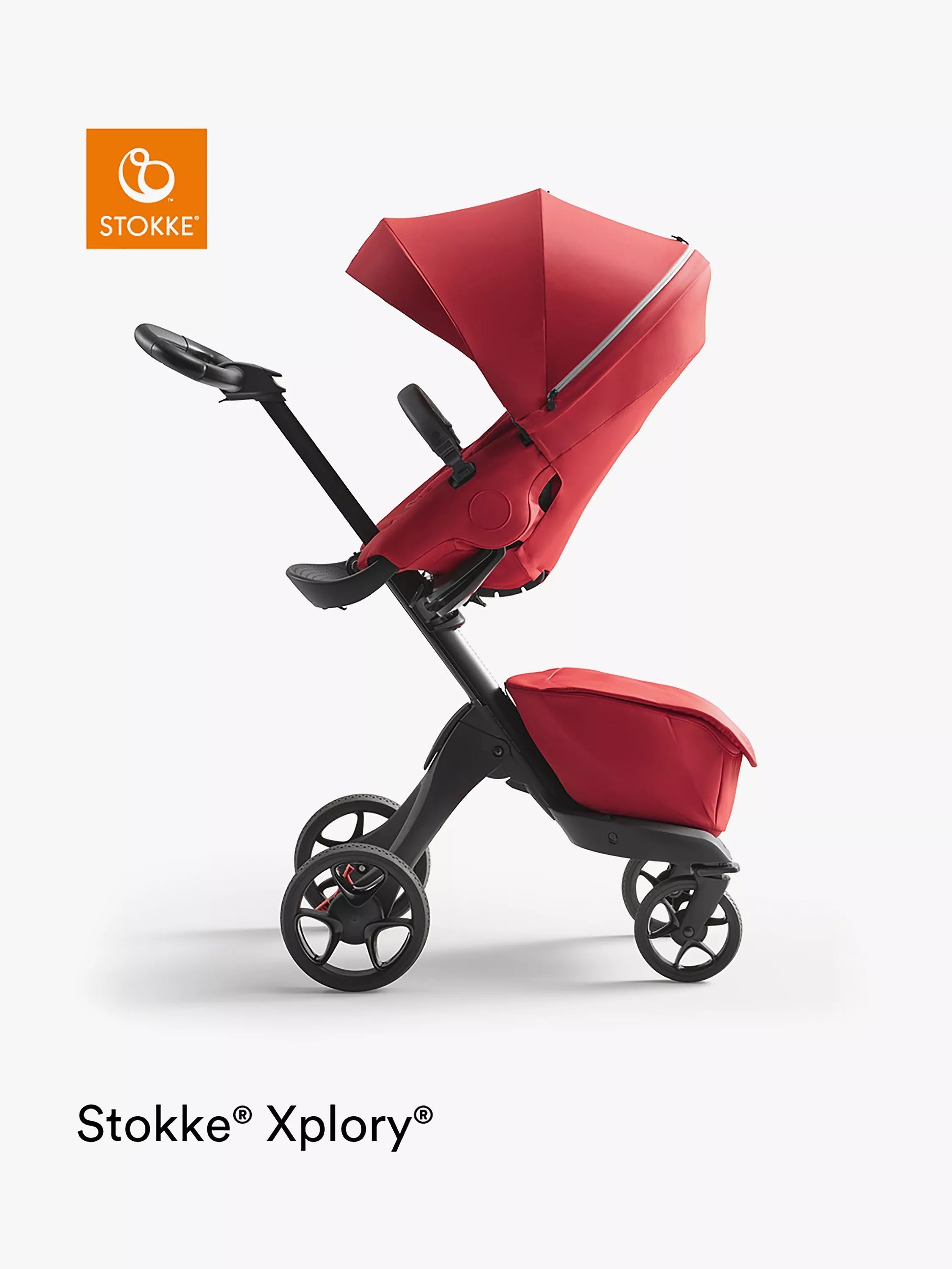 Stokke Xplory X Red Pushchair (British brand)