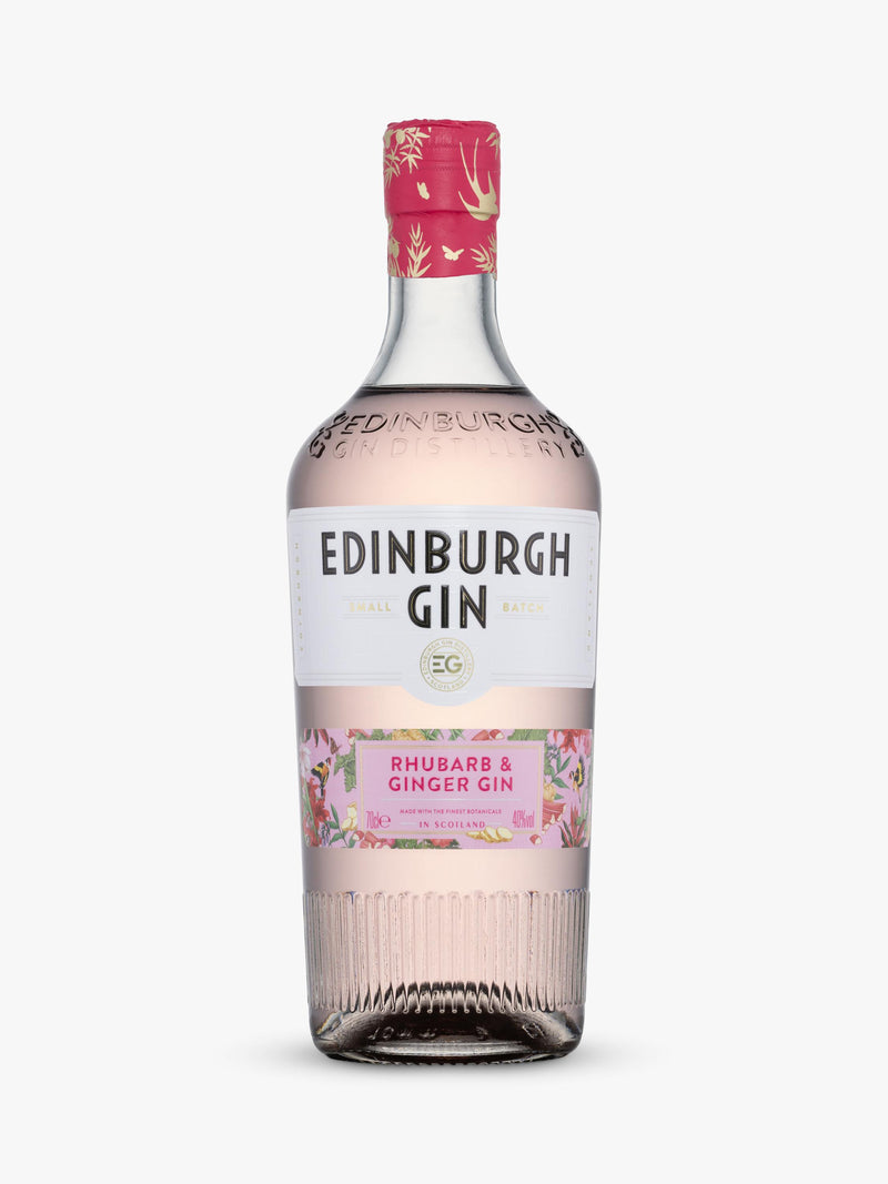Edinburgh Gin rhubarb and ginger flavoured gin 70cl bottle - British product
