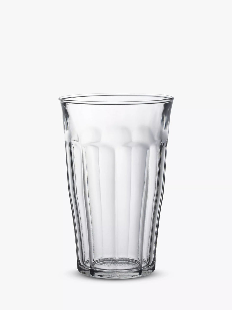 Duralex Picardie highball and tumbler glass set clear 18 piece - British product