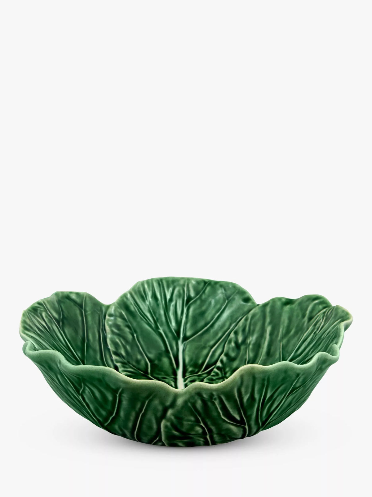 Bordallo Pinheiro cabbage serving bowl 22cm green - British product