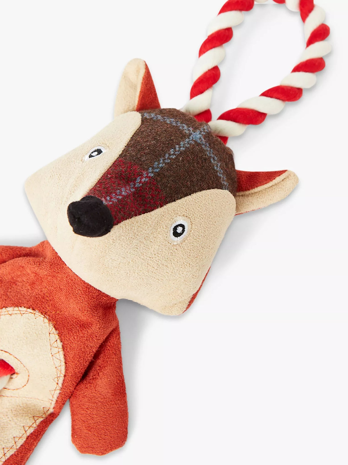 Joules fox-shaped rope dog toy, UK version