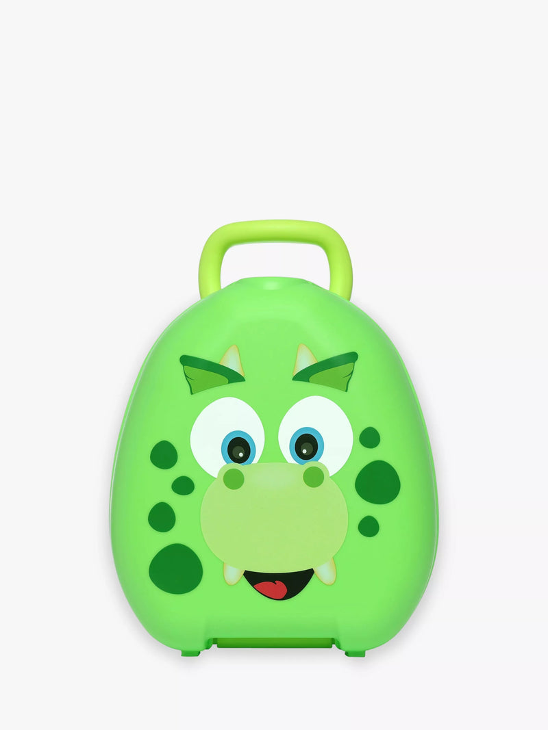 My Carry Potty Dino travel potty, imported from the UK