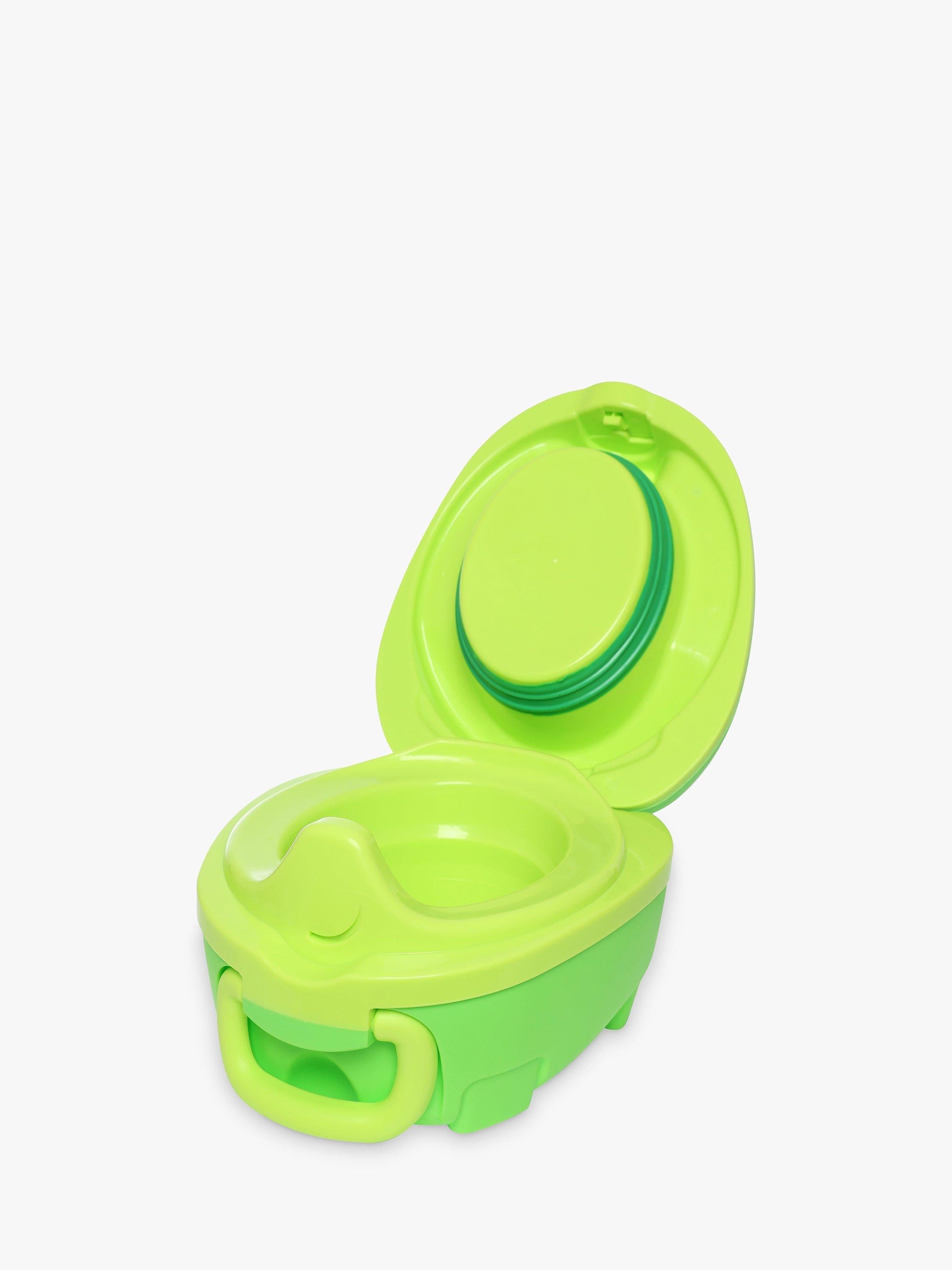 My Carry Potty Dino travel potty, imported from the UK
