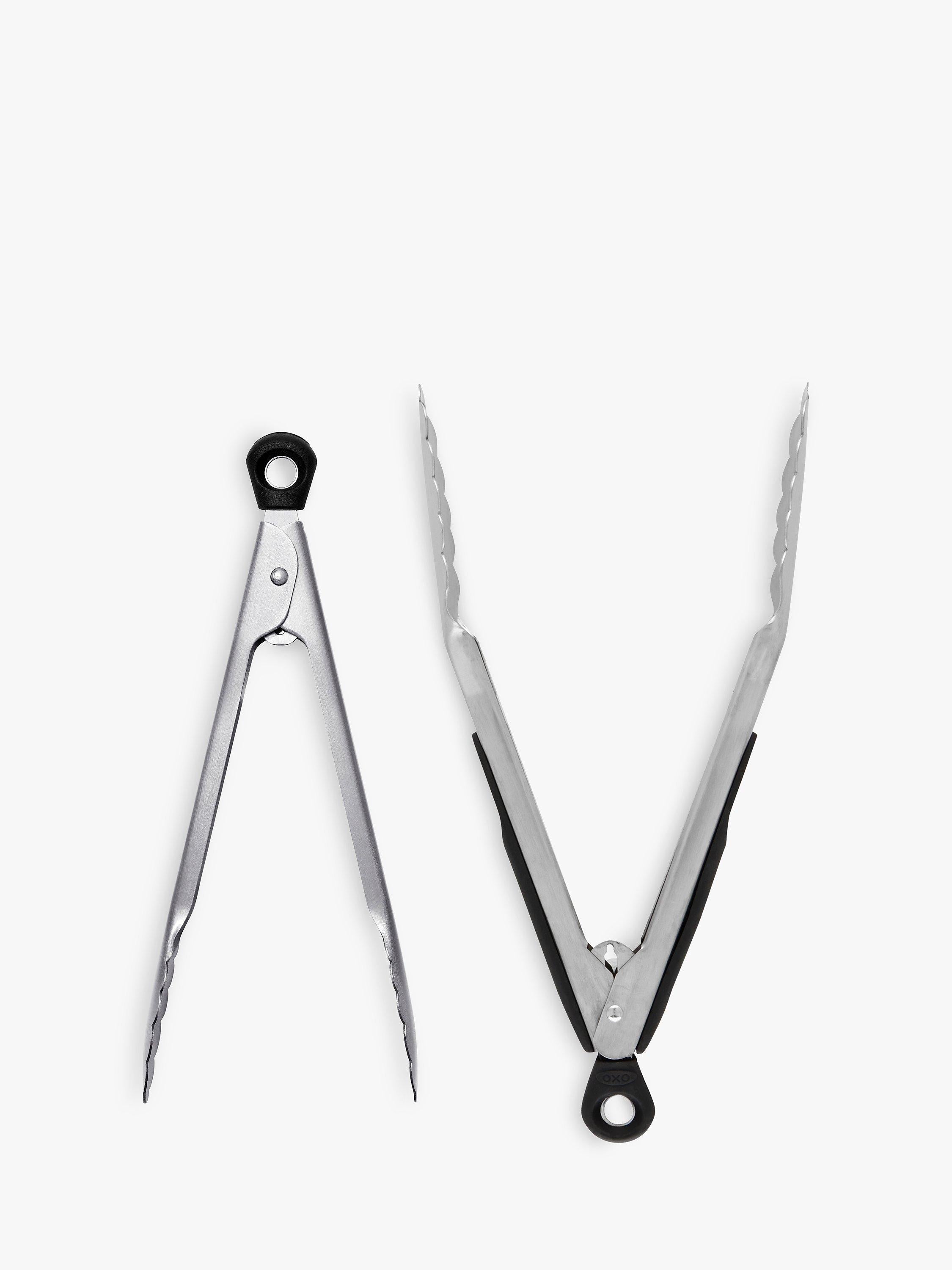OXO Good Grips tongs Silver/Black set of two, imported from the UK