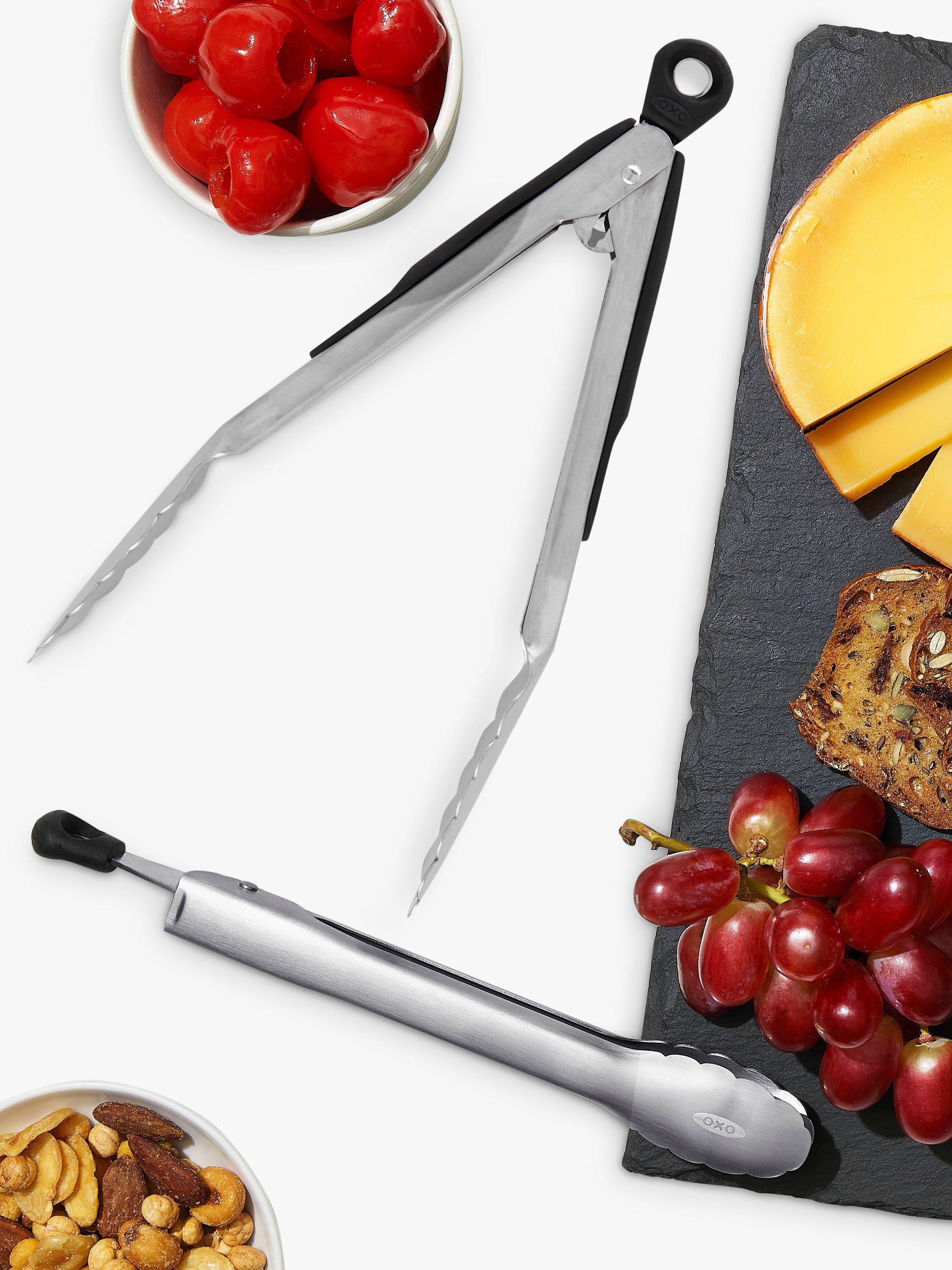 OXO Good Grips tongs Silver/Black set of two, imported from the UK