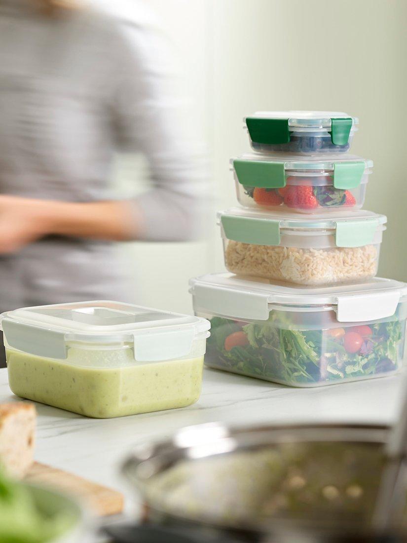 Joseph Joseph airtight storage containers set of 5 in sage, UK version