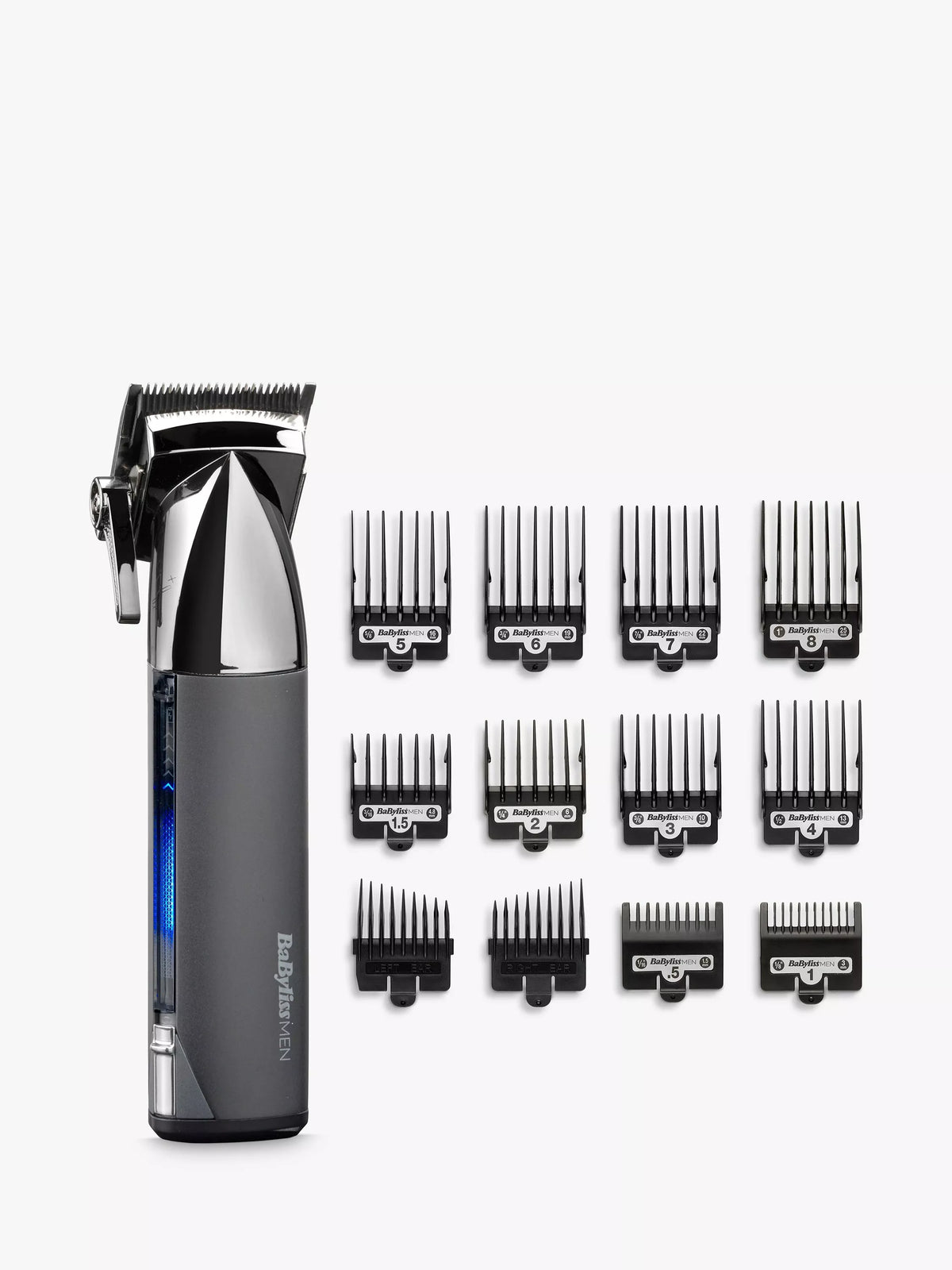 BaByliss Super X-Metal Series Cordless Hair Clipper, Grey - British product