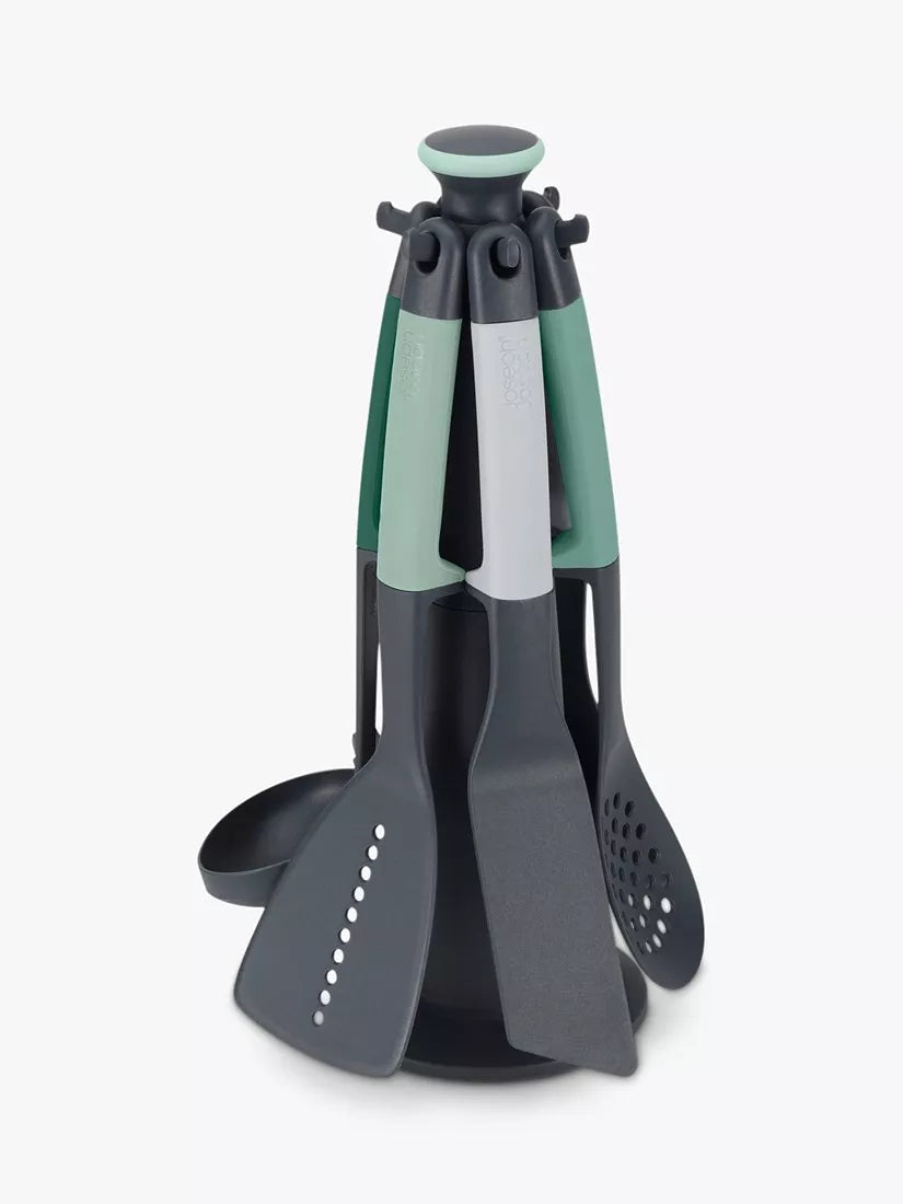Joseph Joseph Kitchen Utensil Set Sage Set of 6, imported from the UK