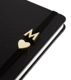 Moleskine gold-plated Y charm for notebooks, imported from the UK