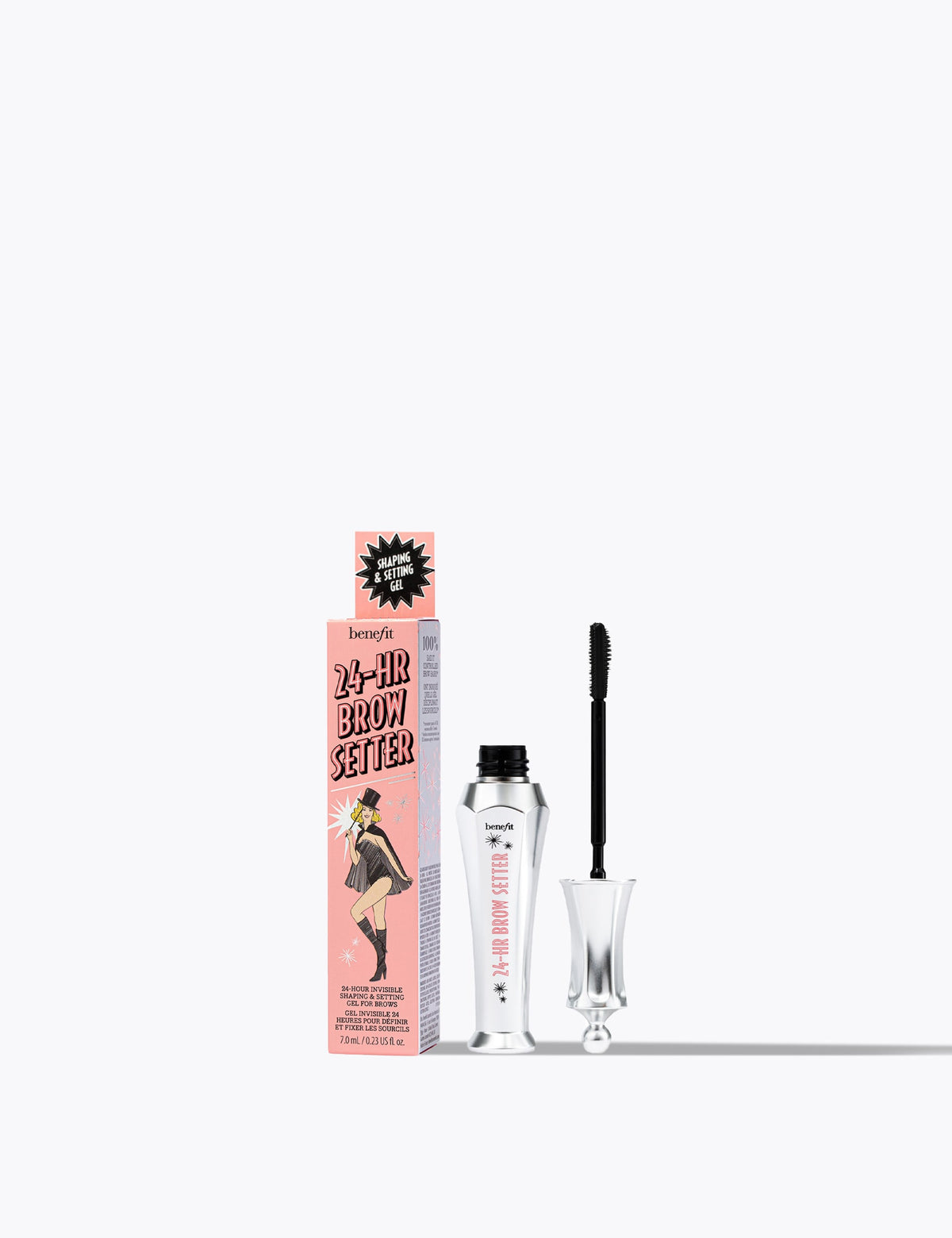 Clear brow gel for eyebrow shaping and taming, 3.5ml mini - British product
