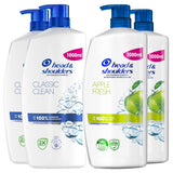 Head & Shoulders Classic Clean & Apple anti-dandruff shampoo 2 x 1L, UK version