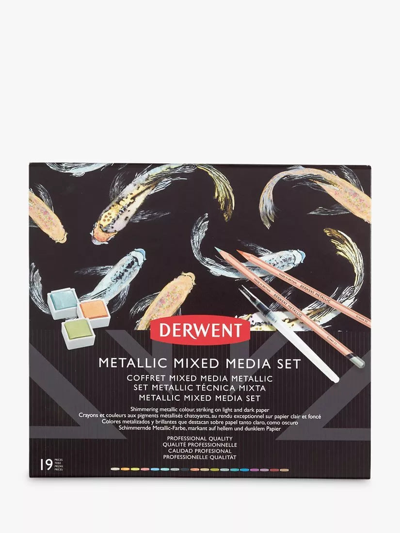 Derwent Metallic Mixed Media Set - British product
