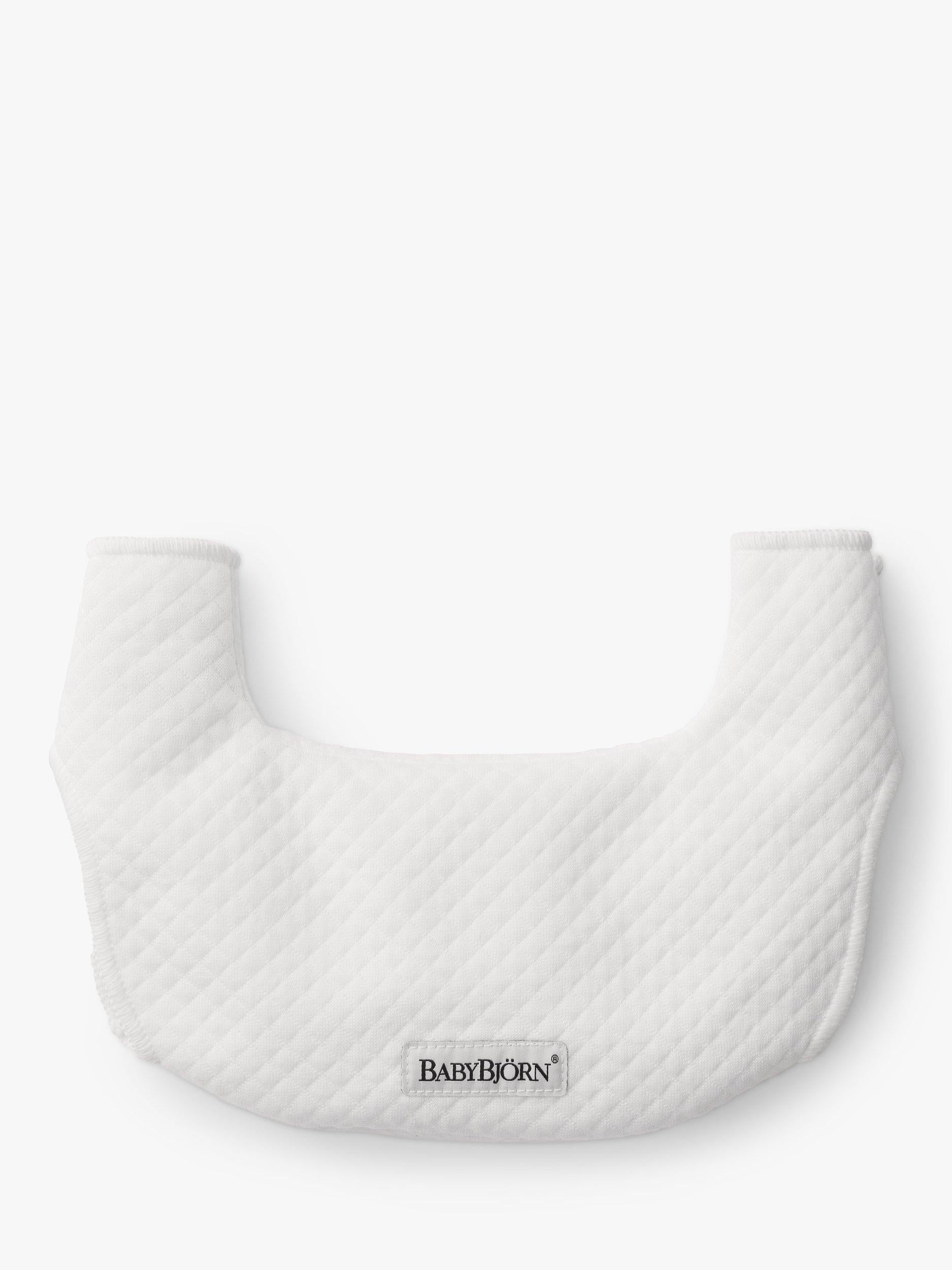 BabyBjörn Harmony Baby Carrier Teething Bib in White - British product