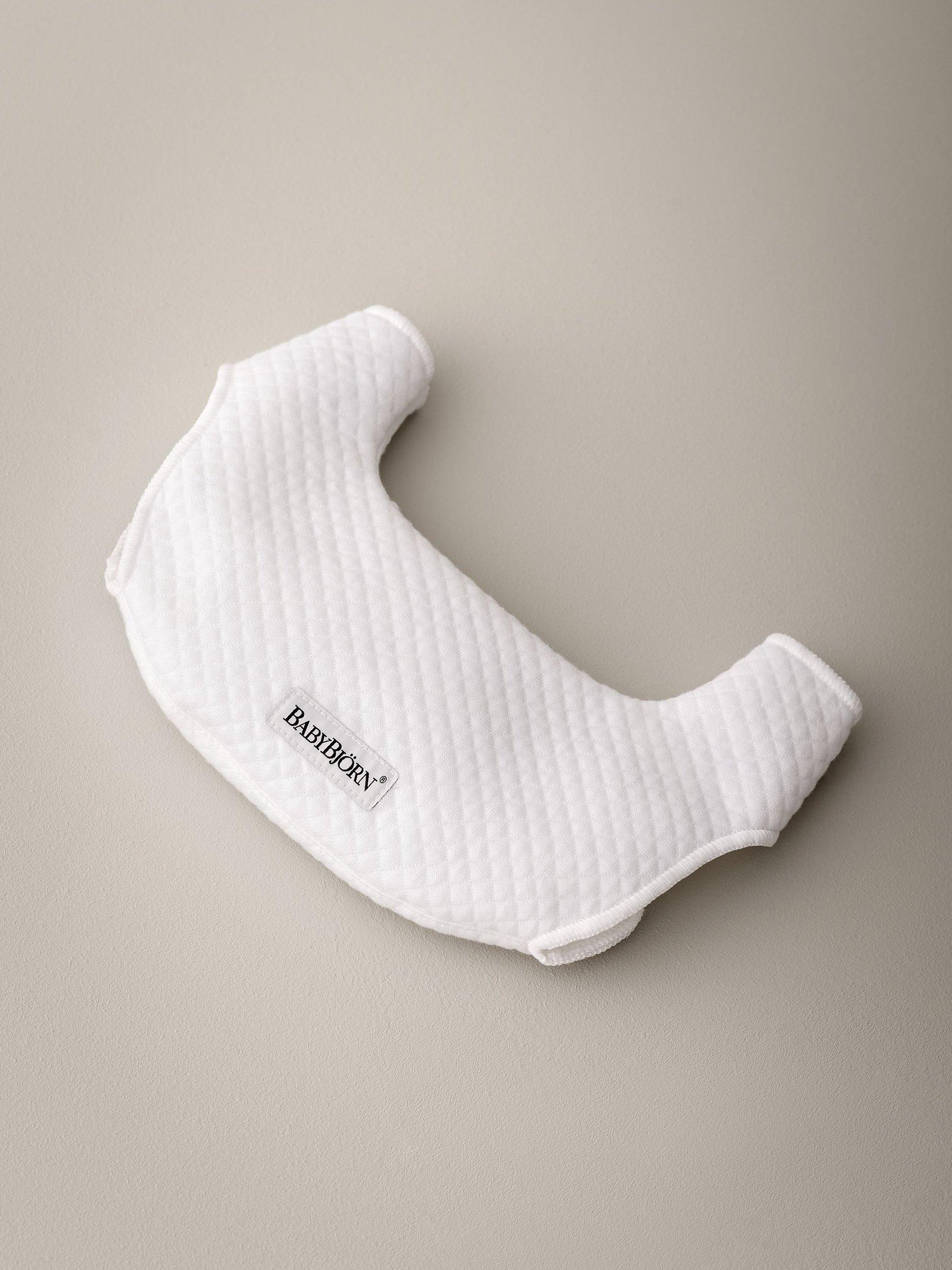 BabyBjörn Harmony Baby Carrier Teething Bib in White - British product