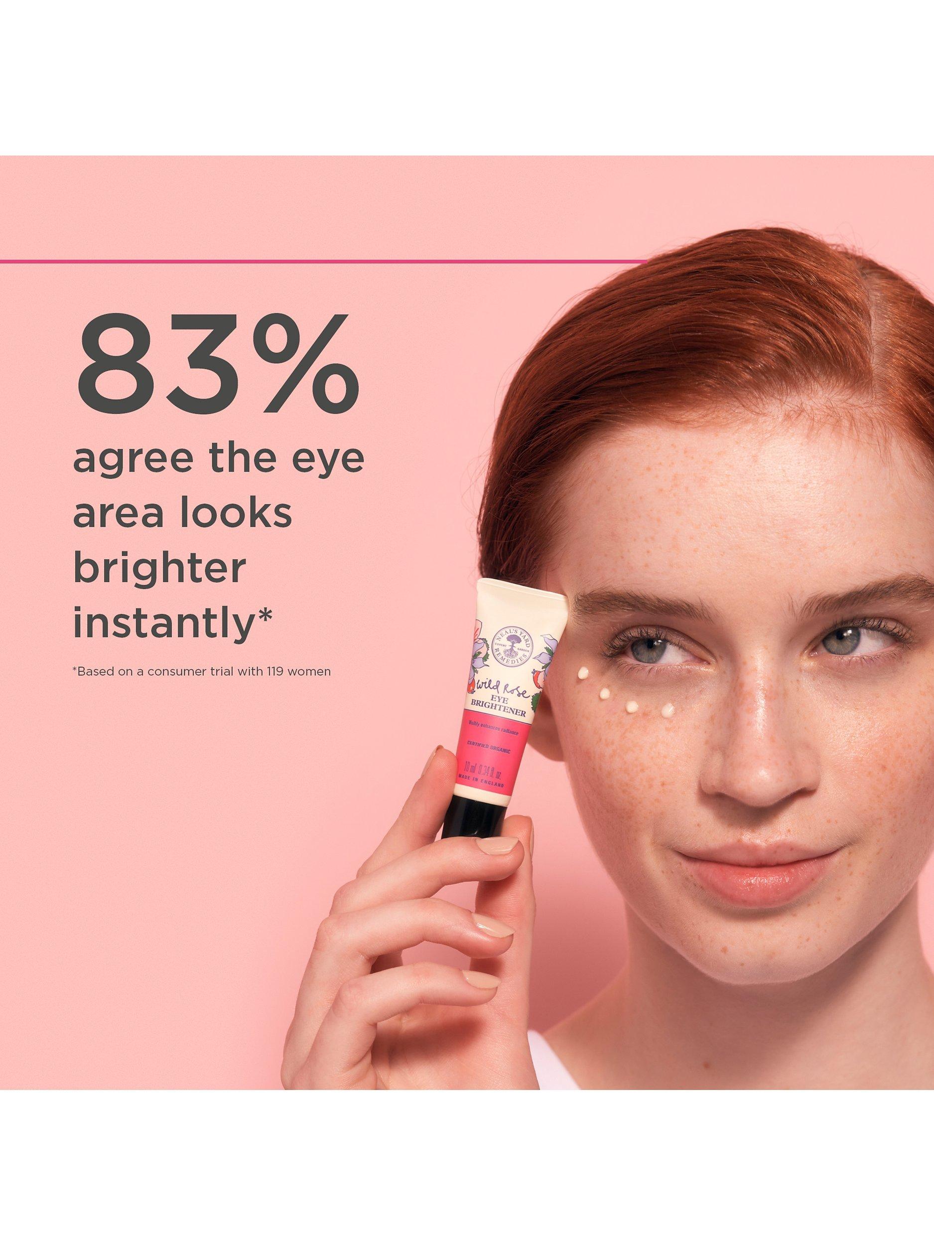 Neal's Yard Remedies Wild Rose eye brightener 10ml, imported from the UK