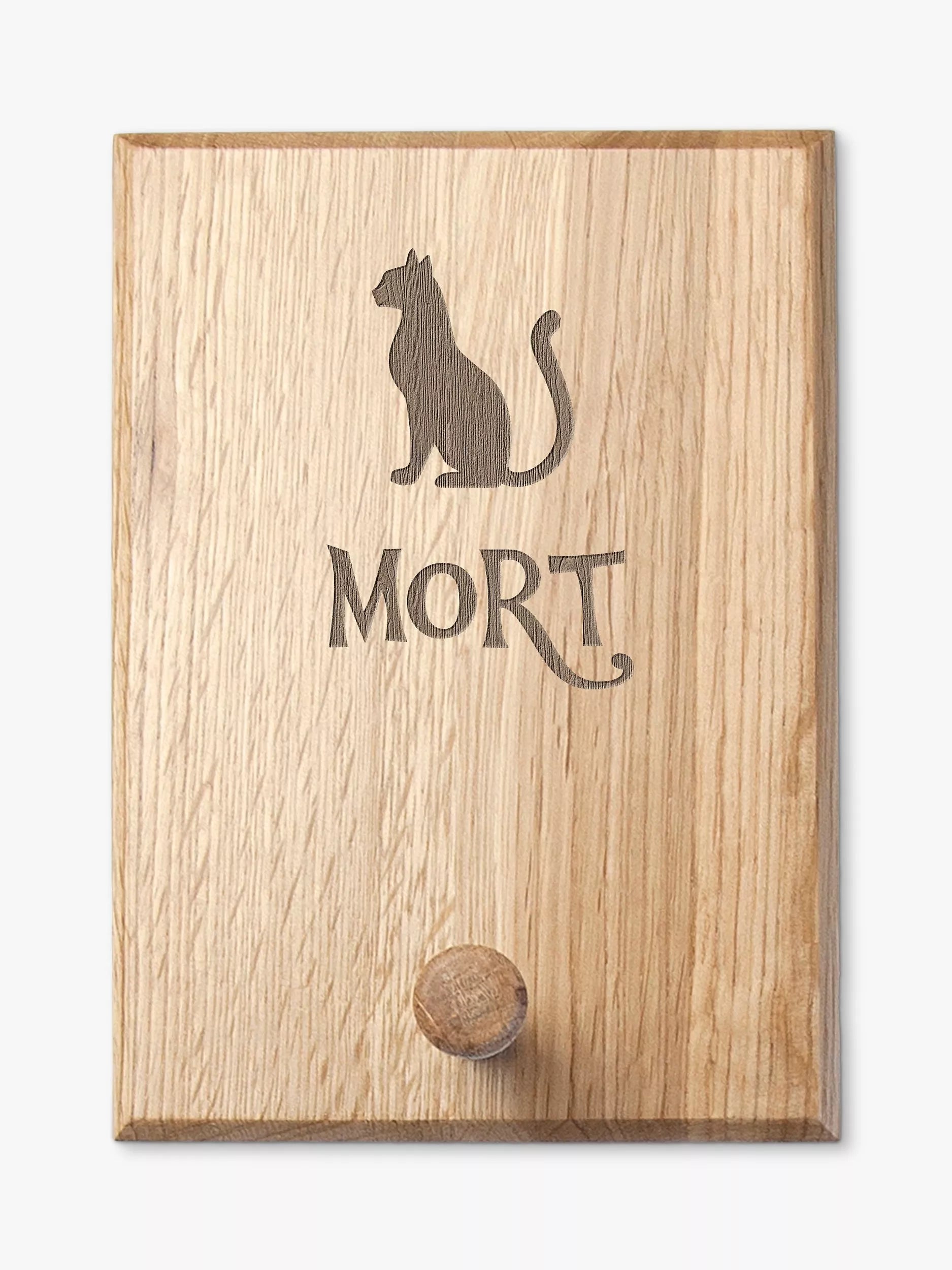 Treat Republic Personalised Cat Accessories Peg Hook (British brand)